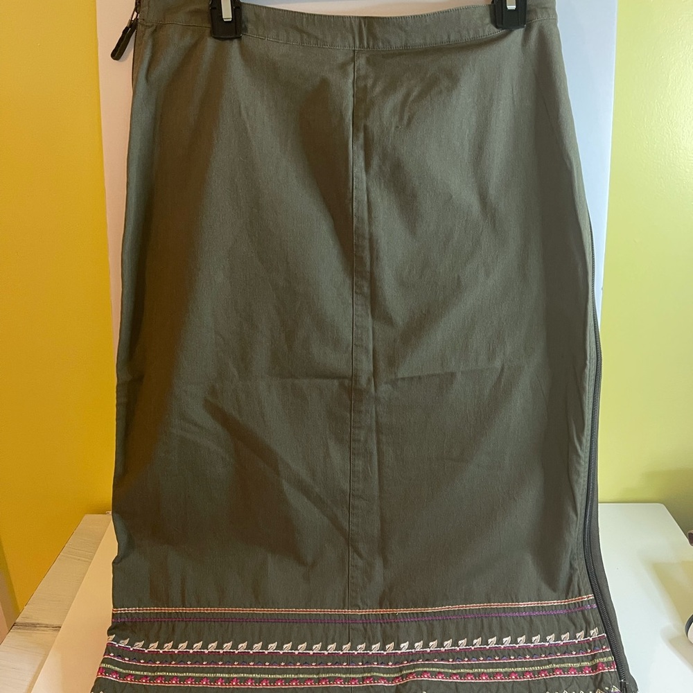 Calvin Klein army green‎ skirt size 8 - Picture 2 of 5